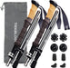 Trek-Z Cork Grip Collapsible Lightweight Hiking Trekking Poles