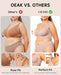 Womens Jelly Bras Wireless Deep V Bralette Comfy Push Up Tshirt Bras