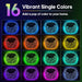 RGB Color Changing Chirstmas Lights Battery Operated with Remote