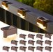 Solar Deck Lights Outdoor 16 Pack,Step Light Waterproof,Warm White