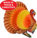 12-inch Tissue Turkey Centerpiece; 3/Pack99066