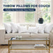 18x18 Throw Pillows Inserts 2 Pack, Decorative Pillows for Couch Bed