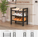 Expandable Shoe Rack, Heavy Duty Metal Shoe Organizer for Closet