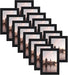 4x6 Picture Frame Set of 15, Black Picture Frames for 4 by 6 Photo