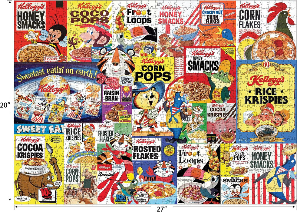 - Kellogg's - Cereal Favorites - 1000 Piece Jigsaw Puzzles for Adults