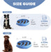 Fun Feeder Slo Bowl – Medium 2‑Cup Capacity, Slow Feeding, Small to Medium Dogs & Cats, Non-Slip, Blue, Notch Pattern