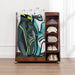Two-Bag Wooden Golf Storage Rack