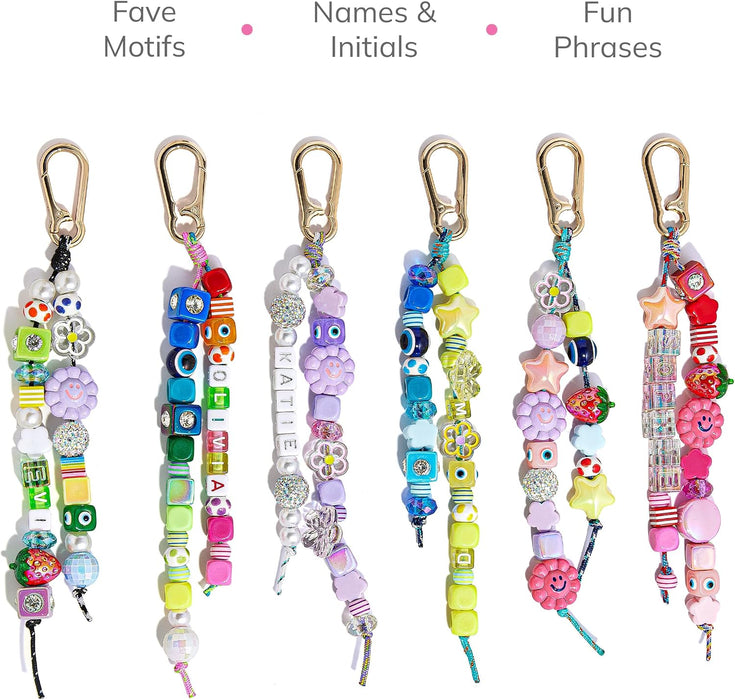 Ultimate DIY Bag Charm Kit | Oprah’s Favorite Things | Great for a Gift, Party, or Family Activity | Keychain Jewelry Making Kit with Beads | DIY Customizable Crafts for All Ages