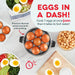 Rapid Egg Cooker, 7 Eggs, Hard Boiled, Poached & Omelettes, Black
