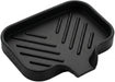 Silicone Soap Dish with Drain Spout, Self-Draining Sink Organizer Tray for Bathroom and Kitchen, Sponges, Dispensers and
