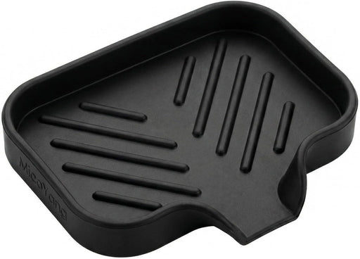 Silicone Soap Dish with Drain Spout, Self-Draining Sink Organizer Tray for Bathroom and Kitchen, Sponges, Dispensers and