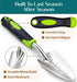 Heavy Duty Gardening Tools - Gardening Gifts for Women, Men, Mom, Dad - Durable, Ergonomic Garden Tools Set (Green)