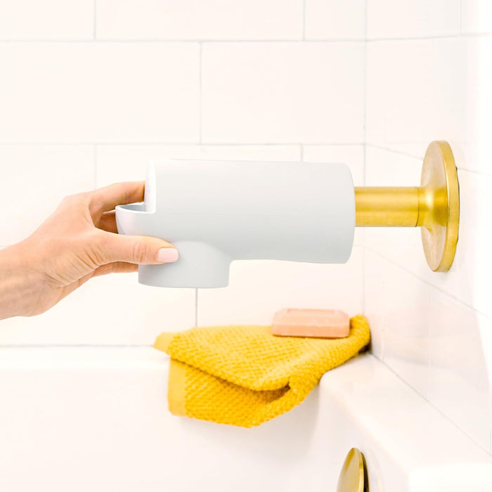Soft Spot Silicone Spout Cover for Baby, Grey