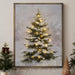 Christmas Decorations-18“ x 24" Lighted Framed Snowy Tree Canvas Wall Decor