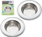Fengbao two-piece stainless-steel 4.5-inch kitchen sink strainer set