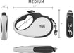 Original Retractable Dog Leash, 16 ft (Medium, White)
