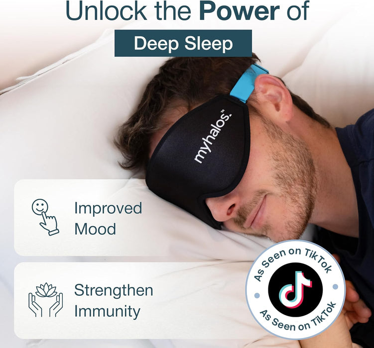 Sleep Mask for Men and Women, 3D Blackout Eye Masks for Sleep