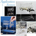 30pcs Clothes Hanger Clear Earring Holder Mini Hanger Rack Jewelry Display Dangle Earring Hanging Organizer Acrylic Ear Studs Display Rack for Retail Show Personal Exhibition(Only Hanger)