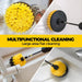 6Pc Drill Brush Set - Soft Bristles with Extension for Home Clean