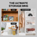 Clear Plastic Storage Bins – Pantry Organizers & Storage Containers, Cabinet Organizer - Home Organization Must Haves fo