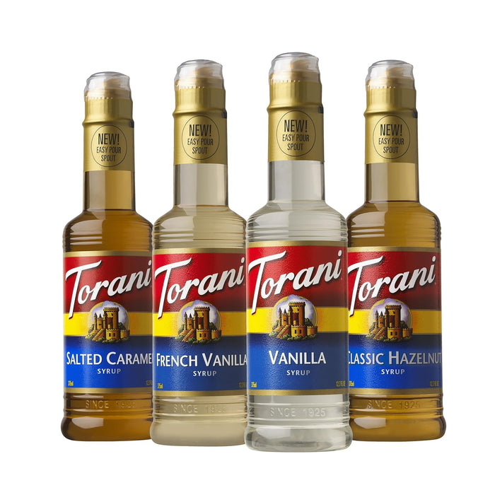 Flavored Drink Syrup Café Variety Pack, 12.7 fl oz, Set of 4