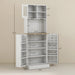 Tall Kitchen Pantry and Microwave Cabinet
