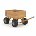 All-terrain wooden garden utility wagon
