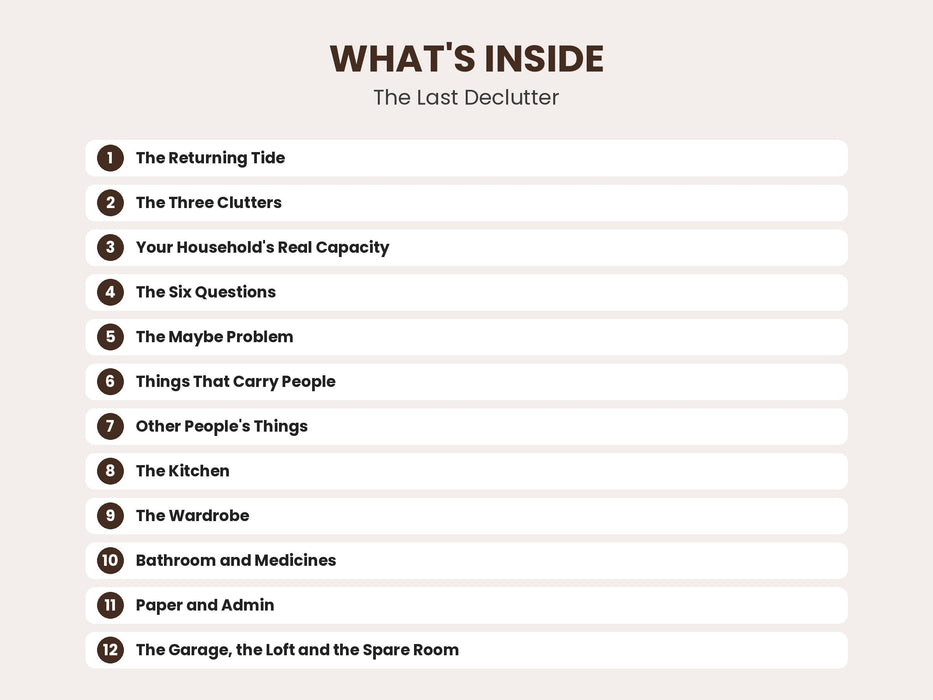 The Last Declutter