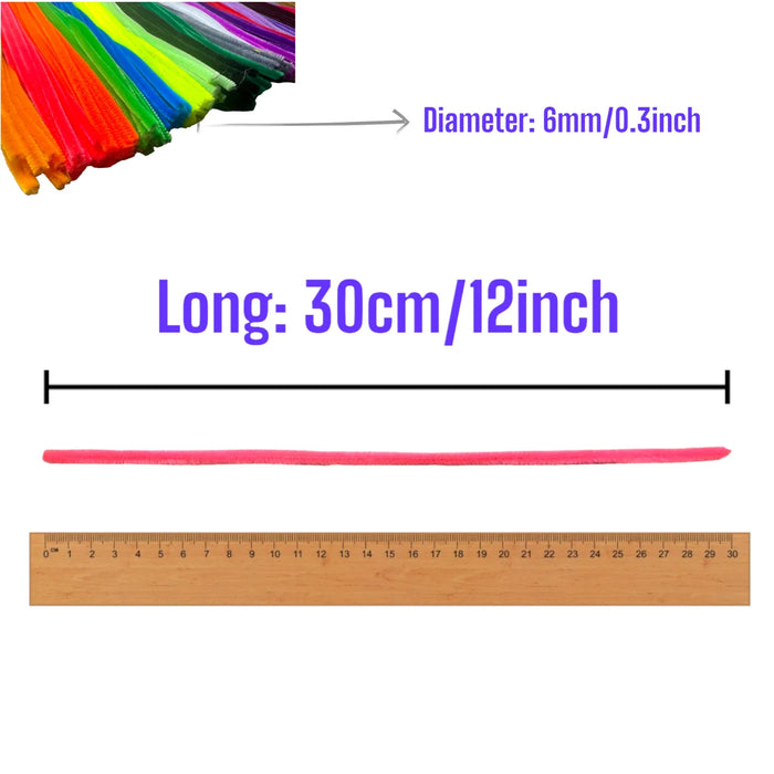 Light blue pipe cleaners for crafts