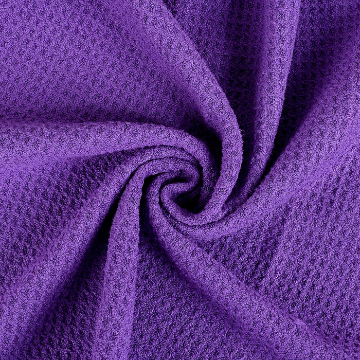 16 × 24 in Microfiber Golf Towel with Carabiner — Purple
