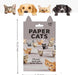 Origami cat paper kit box and finished cats
