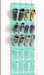 24-Pocket Over-Door Shoe Organizer — Turquoise