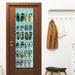 24-Pocket Over-Door Shoe Organizer — Turquoise
