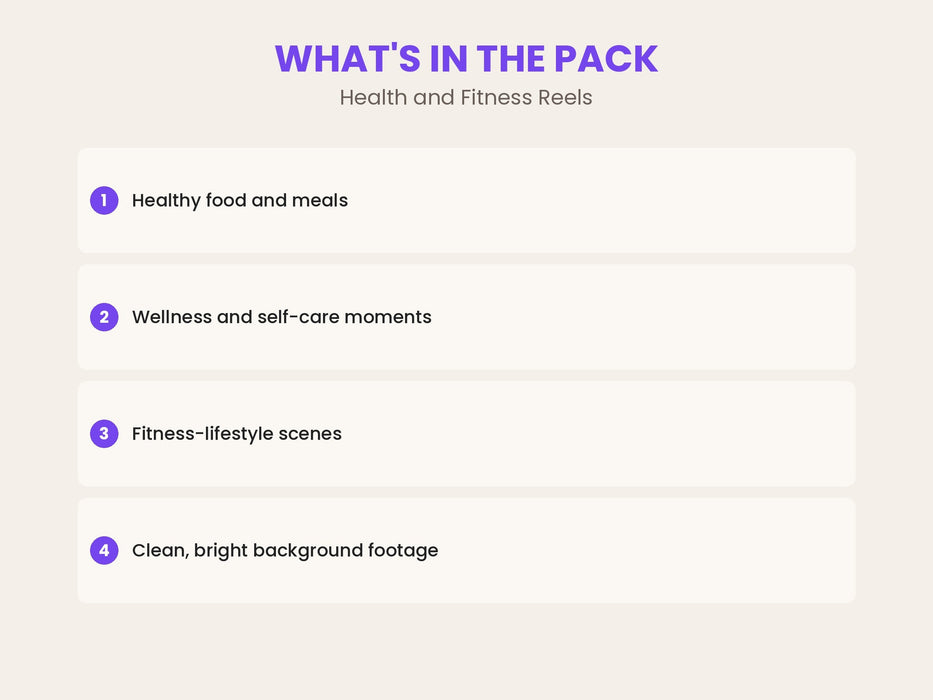 Health and Fitness Reels: 105 Vertical Wellness Stock Video Clips