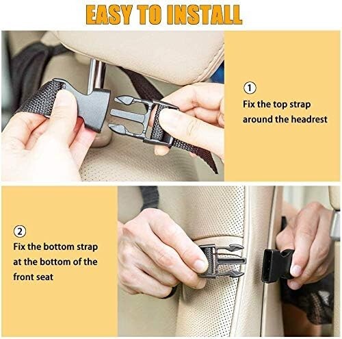 Nine-pocket backseat organizer showing storage layout