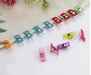 Assorted sewing and quilting clips in multiple colors