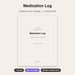 Medication Log cover