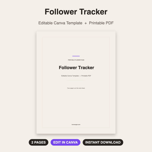 Follower Tracker cover