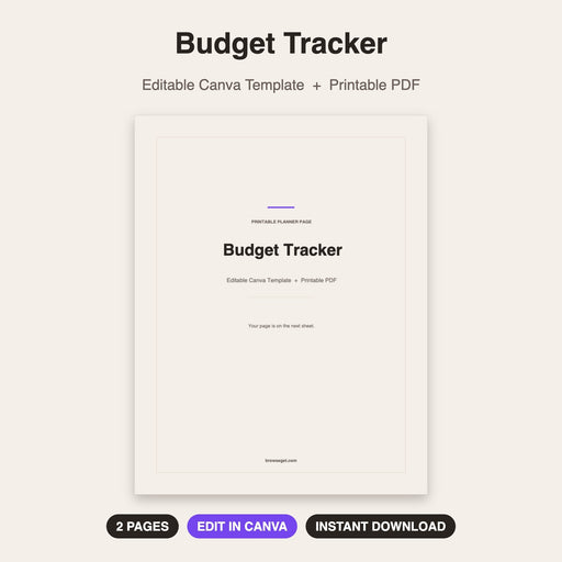 Budget Tracker cover