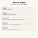 Grocery List what is inside