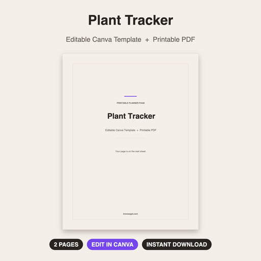 Plant Tracker cover