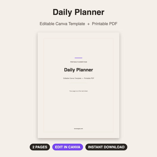 Daily Planner cover