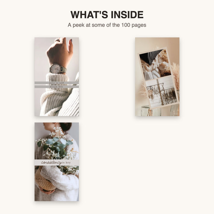100 Instagram Story Templates | Editable Canva Templates