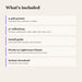 What is included in the Lightroom preset bundle