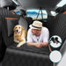 Waterproof pet backseat hammock installed in a vehicle