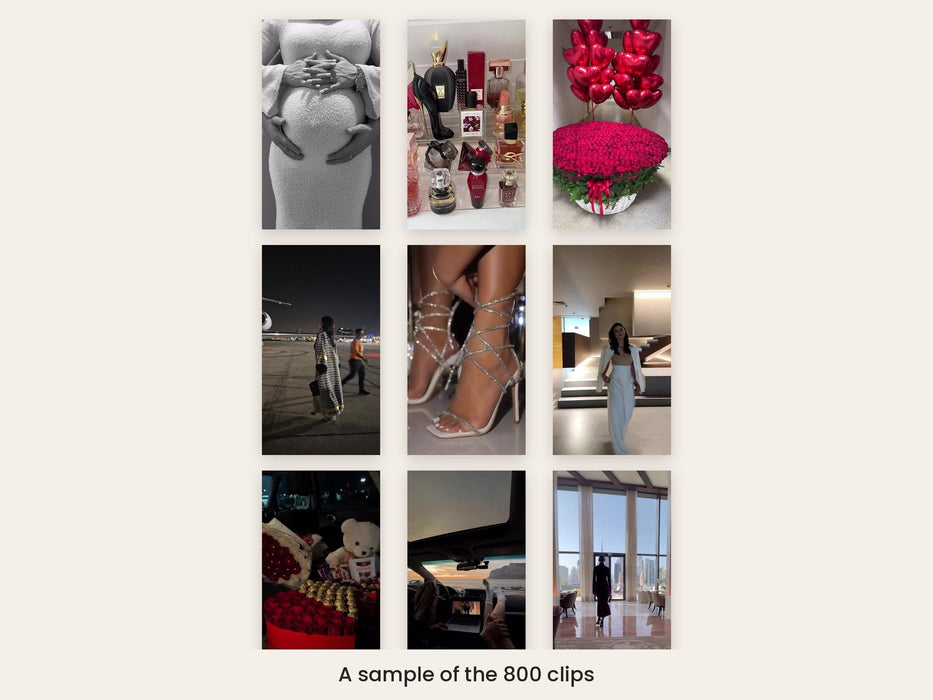 Luxe Ladies: 800 Vertical Luxury Lifestyle Stock Video Clips