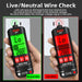 BSIDE Voltage Tester 3-Results Display AC Volt Detector Pen Non-Contact Adjustable Sensitivity Dual Range Electrical Live Finder