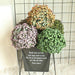 4.72 Inch Artificial Greenery Topiary Balls Wedding Party Decor Home Garden Decor Dark Purple