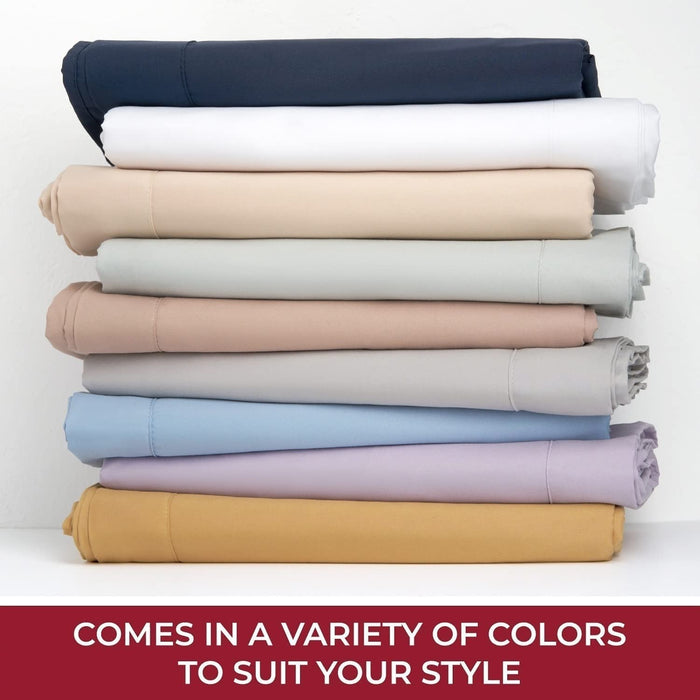 Queen Fitted Sheet - Deep Pocket Cooling Sheets up to 16 Inch - Hotel Luxury Bedding - Softest Sheets - Wrinkle, Fade, Stain Resistant - 1 Single Queen Fitted Sheet Only (Queen, Beige)