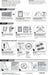 Large Picture Hanging Strips, Damage Free Hanging Picture Hangers, No Tools Wall Hanging Strips for Living Spaces, 4 White Adhesive Strip Pairs